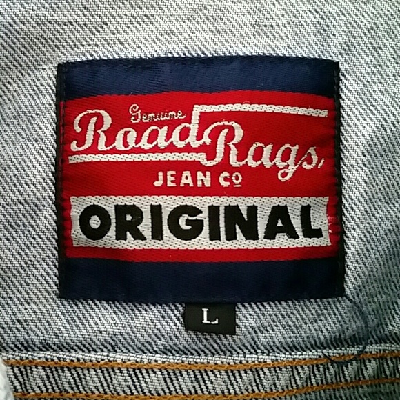 Genuine Road Rags Jean Jacket sz L - Picture 2 of 8